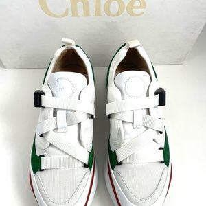 CHLOE Sonnie LEATHER sneaker size US 8 EU 38